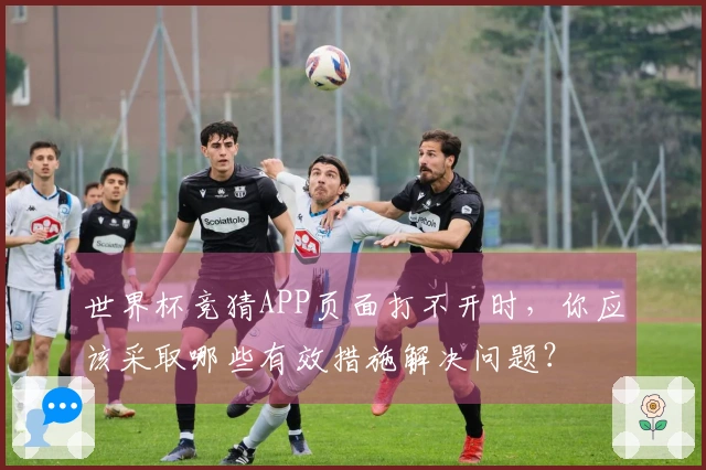 世界杯竞猜APP页面打不开时，你应该采取哪些有效措施解决问题？